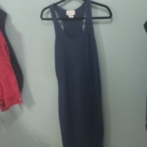 Comfy navy cotton dress